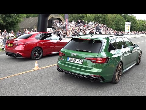 Sportcars Drag Racing! 734HP RS4, 800HP M5 F90, RS7, R8 V10, BRABUS 800 E63s, Huracan, 812 SF, XM