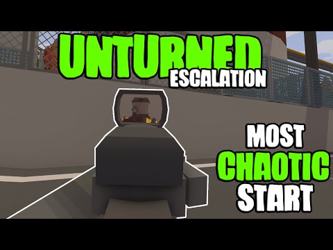 THE MOST CHAOTIC START IN UNTURNED - Unturned Escalation Survival Ep. 1