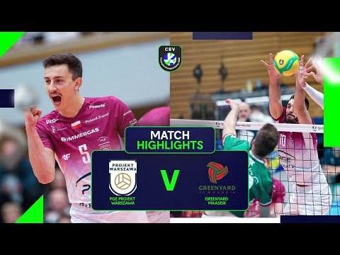 Highlights I PGE Projekt WARSZAWA vs. Greenyard Maaseik I CEV Champions League Volley 2025