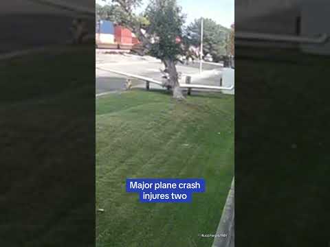 Major plane crash in California injures two