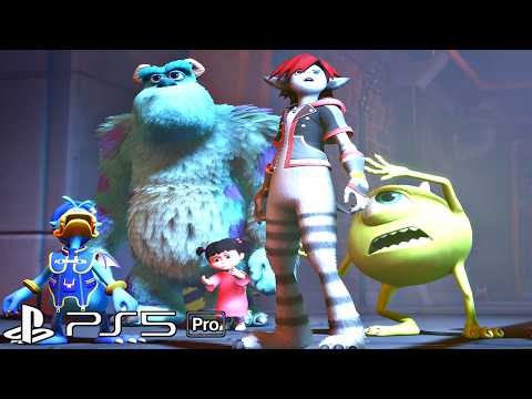 MONSTER INC Final Boss &amp; Ending Kingdom Hearts 3 (PS5 Pro) 4K 60FPS