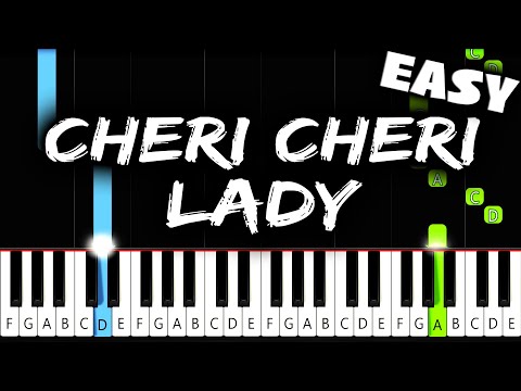 Modern Talking - Cheri Cheri Lady - EASY Piano Tutorial