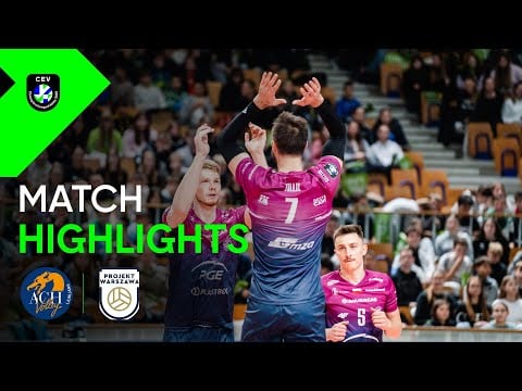 Ach Volley Ljubljana vs. PGE Projekt WARSZAWA - Match Highlights