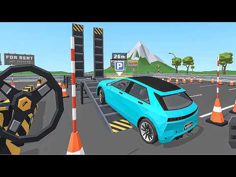 Parking Masters Simulator: Levels 56-62 in Car Parking Mode with an Electric SUV