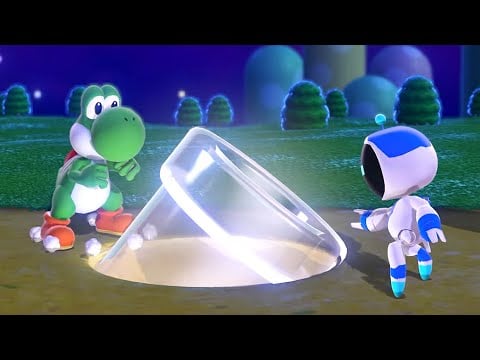 Super Astro &amp; Yoshi 3D World - Full Game Walkthrough (HD)