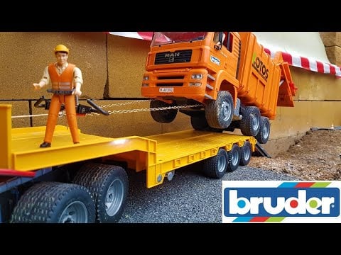 RC Garbage Truck Crash! Bruder Toy Disaster in Action!