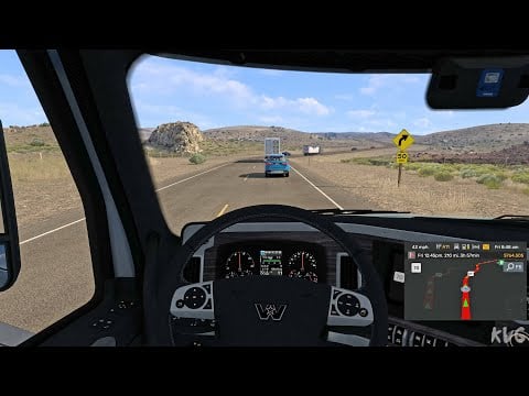 American Truck Simulator - Coeur d&#39;Alene to Grangeville - Idaho Gameplay (PC UHD) [4K60FPS]