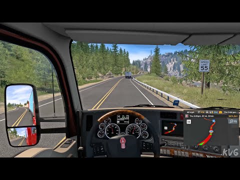 American Truck Simulator - Wyoming Gameplay (PC UHD) [4K60FPS]