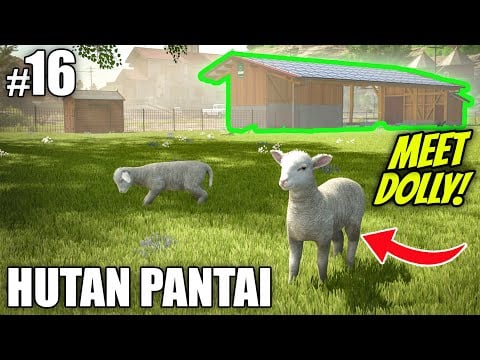 BUILDING a MASSIVE 200 SHEEP FARM | Farming Simulator 25 - HUTAN PANTAI | Episode 16