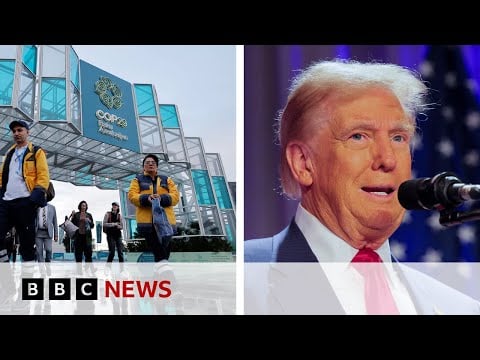 How will Donald Trump&#39;s US election win affect COP29 climate talks? | BBC News