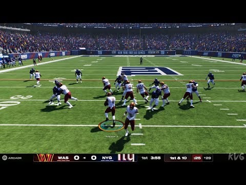 Madden NFL 25 - Washington Commanders vs New York Giants - Gameplay (PS5 UHD) [4K60FPS]