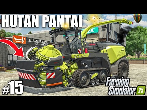 Cutting MAIZE SILAGE w/ THE BIGGEST HARVESTER in FS25 | Farming Simulator 25 - HUTAN PANTAI | Ep 15