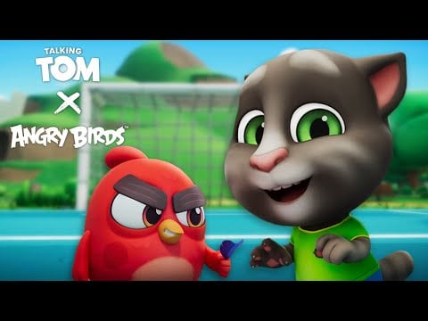 Talking Tom X Angry Birds: Tickle Tackle Ball