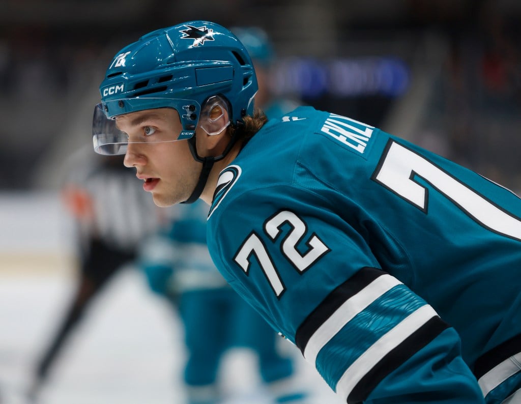 Sharks' William Eklund on Sweden's 4 Nations Face-Off roster: report