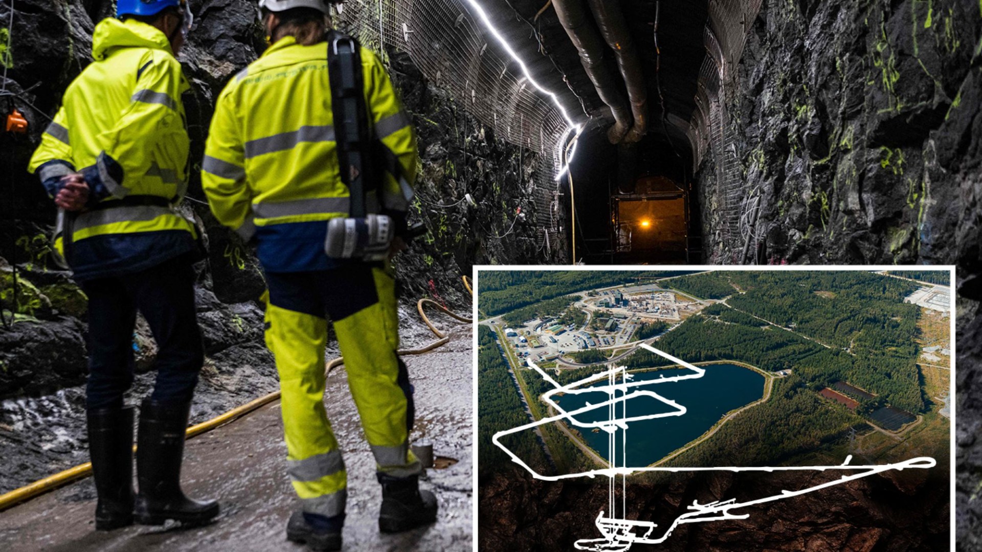 Take a final look inside the 1,500ft-deep underground tunnels that will soon be shut off to humans for 100,000 YEARS