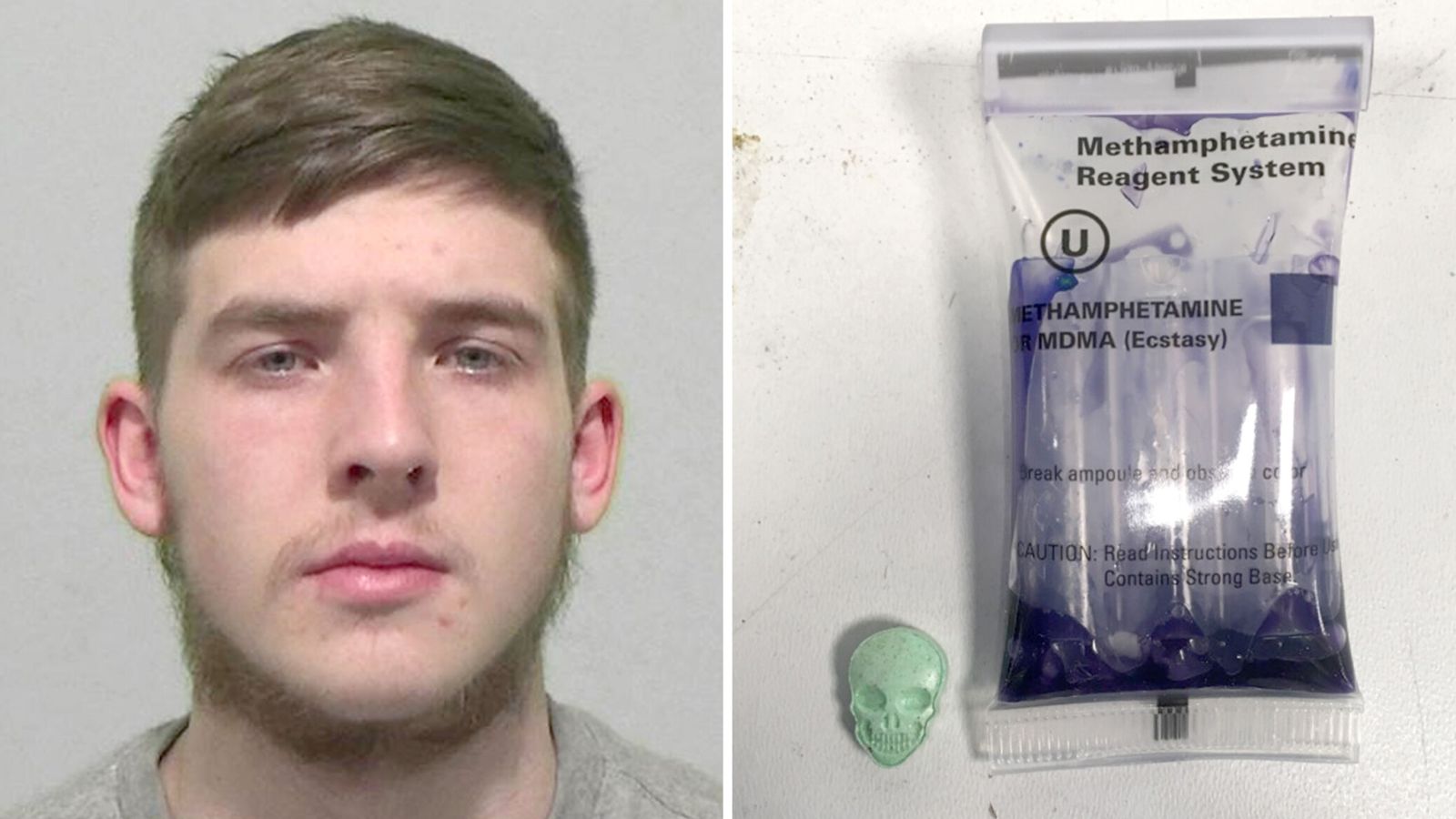 Man jailed for attempting to import 29,000 skull-shaped ecstasy tablets into UK via Snapchat deal