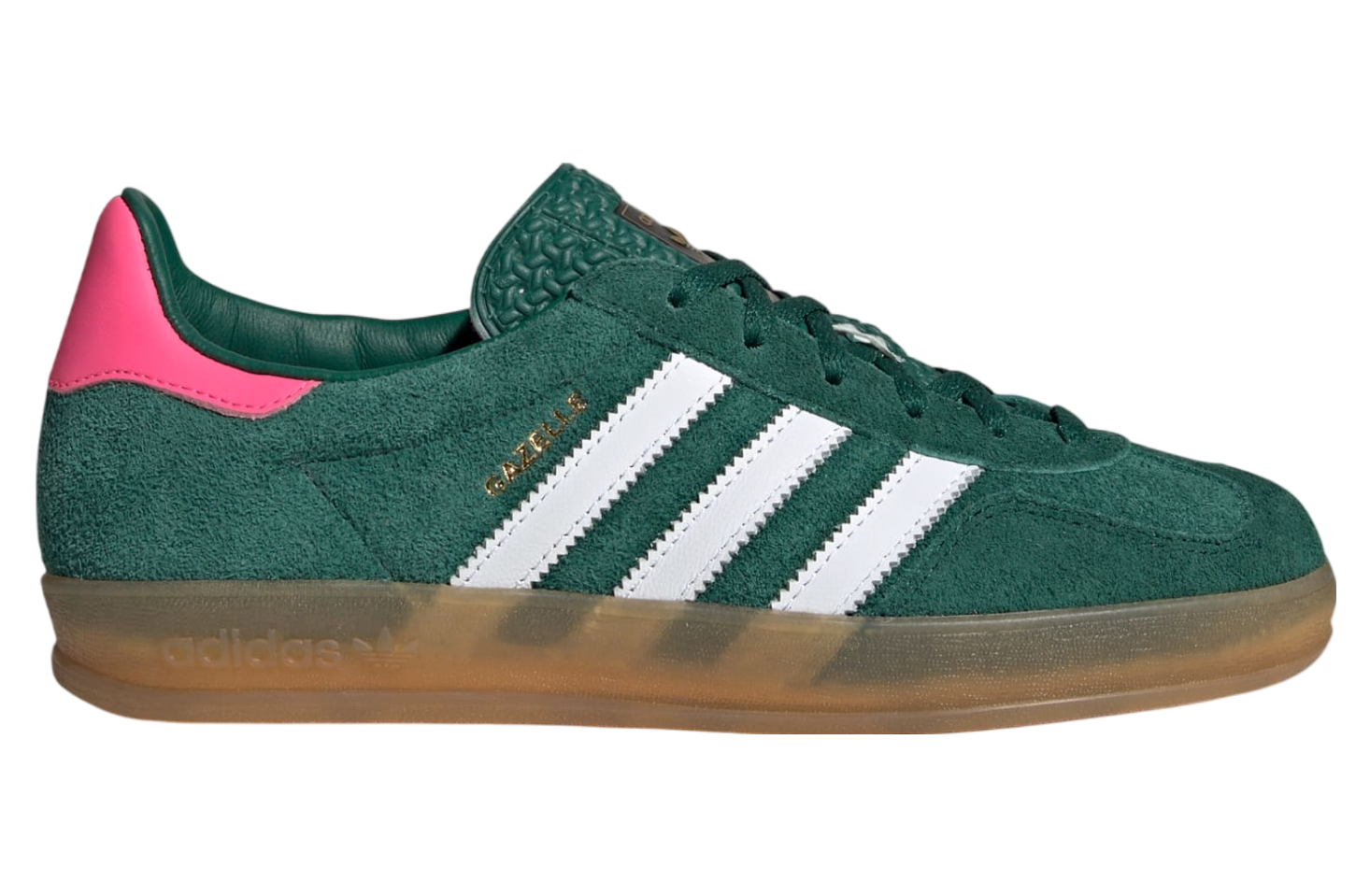 Adidas Gazelle Indoor WMNS Collegiate Green / Cloud White / Lucid Pink