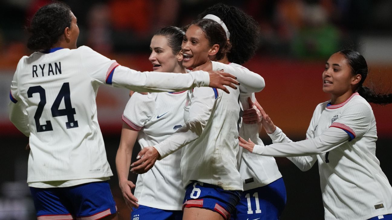 USWNT player ratings: Super-sub Williams shines vs. Dutch