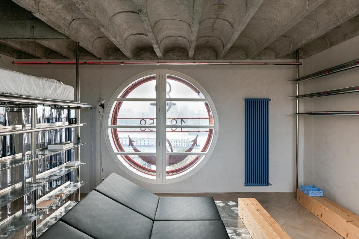 Once allegedly for the secret service, tiny space in Bratislava was turned into bold flat 