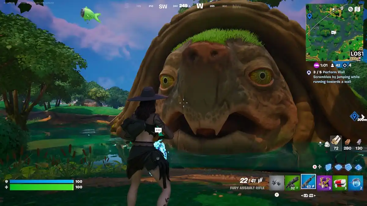 Where is the Giant Turtle in Fortnite Chapter 6, season 1?