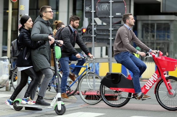 Bikes and scooters to be banned from Brussels pedestrian zone