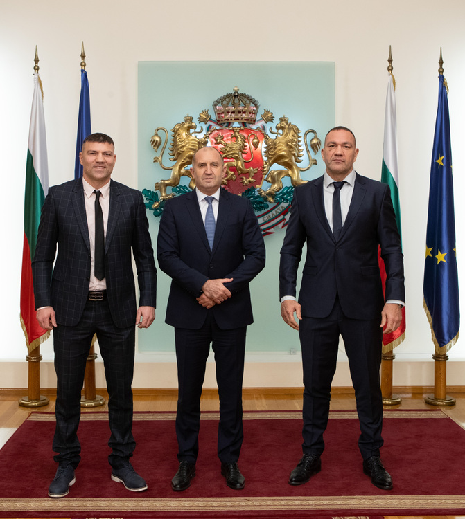 President Meets with Kubrat Pulev Days after Boxer's World Title