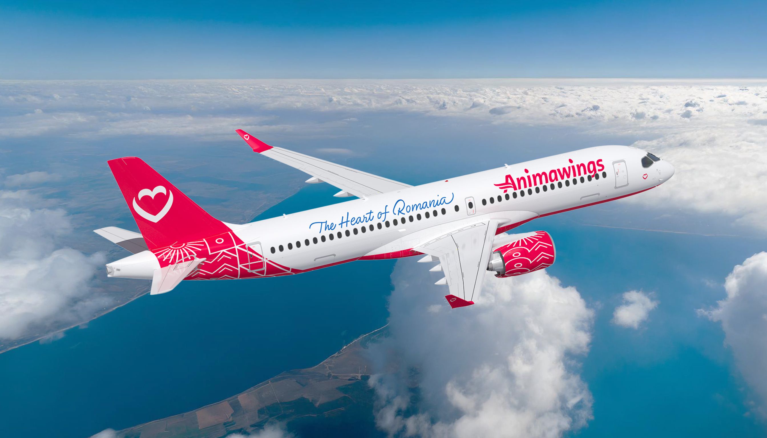 Romania's Animawings Takes Delivery of First A220-300 From Azorra