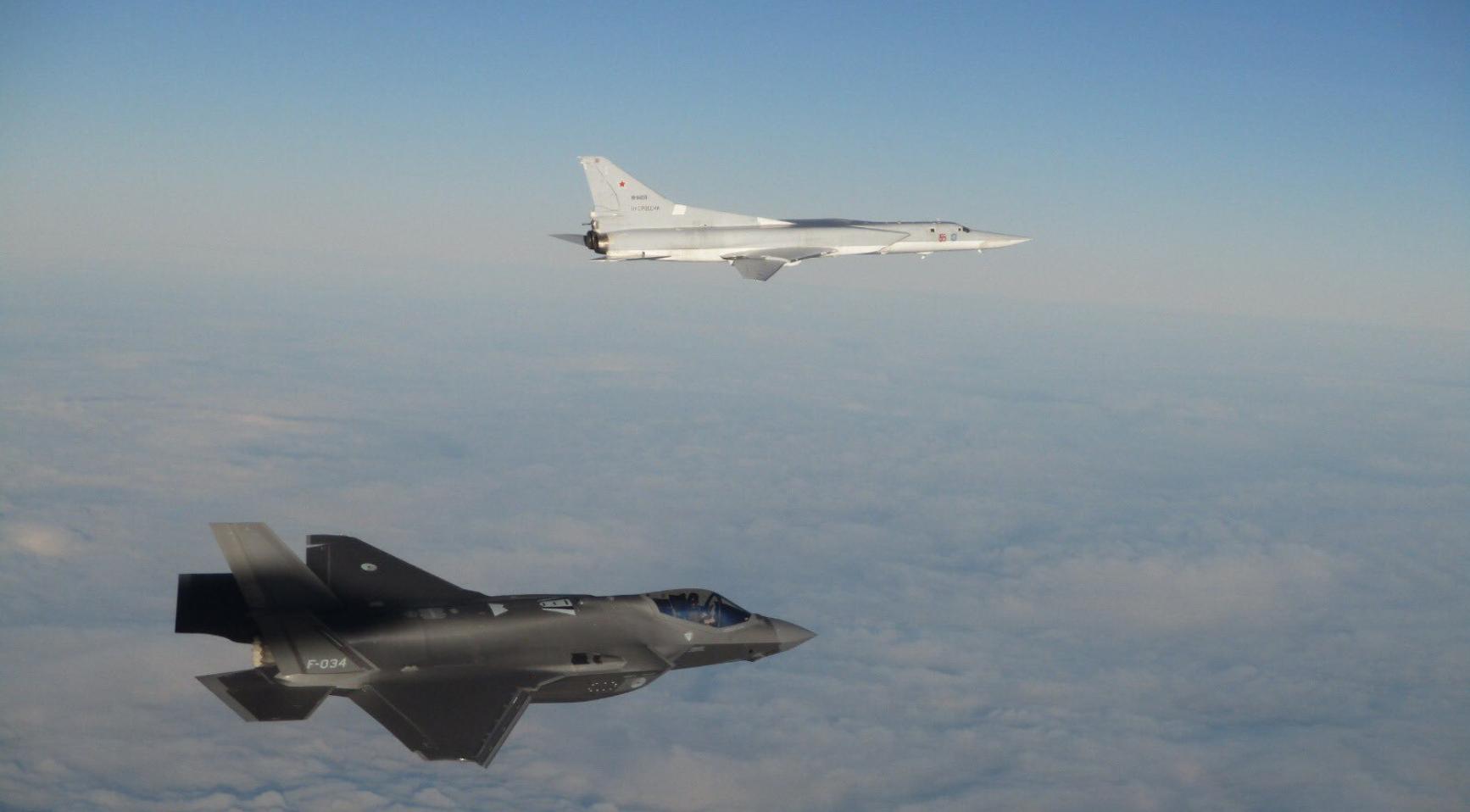 Dutch F-35s intercept Russian military aircraft armed with long-range cruise missiles