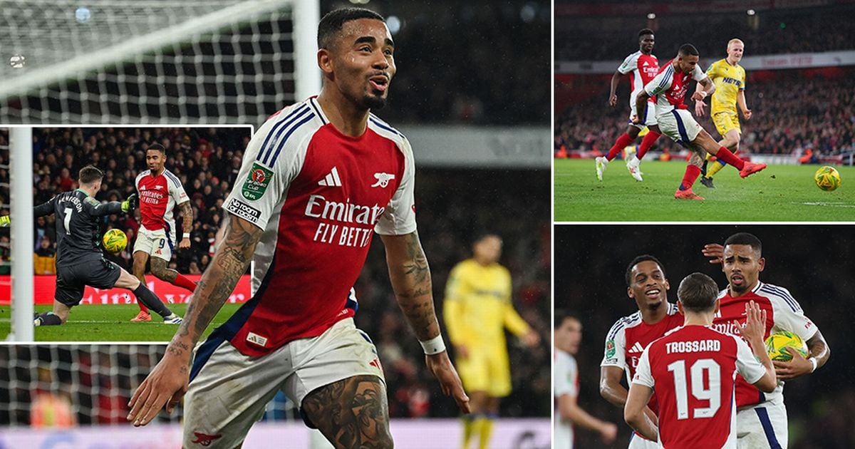 Gabriel Jesus bags hat-trick as Arsenal beat Crystal Palace in thriller