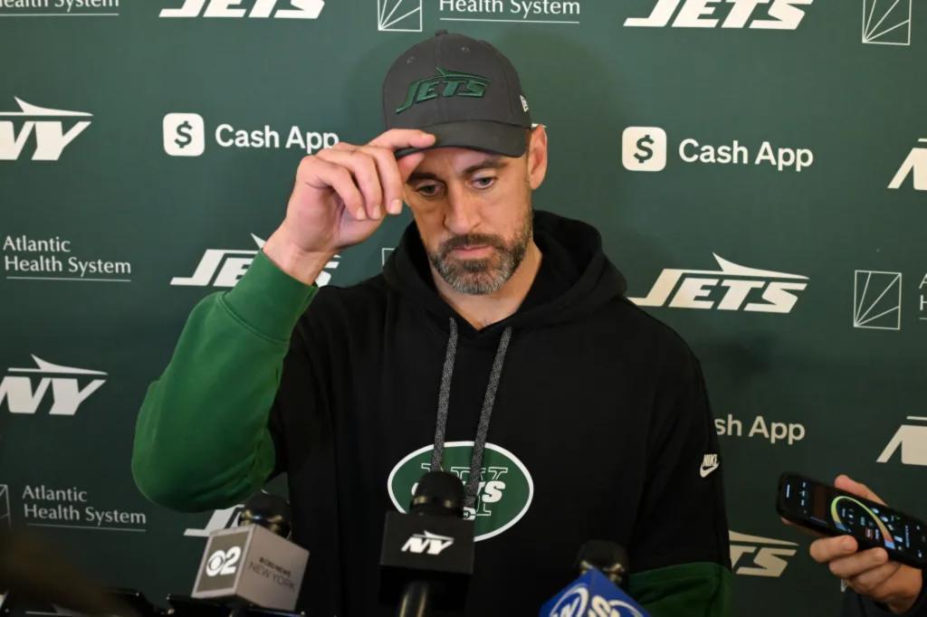 Jets' Aaron Rodgers undecided on his football future