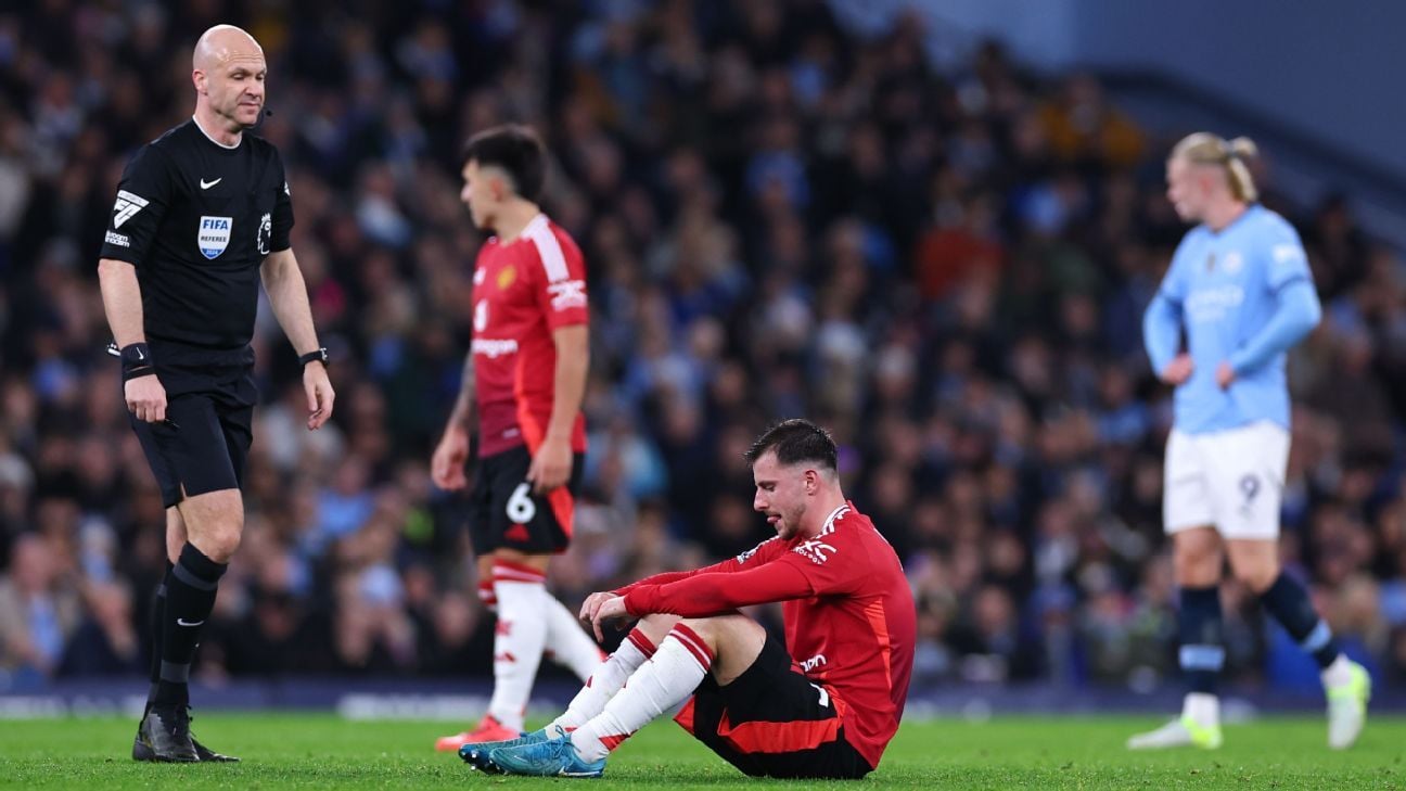 Man United's Mason Mount sees specialist for latest injuries