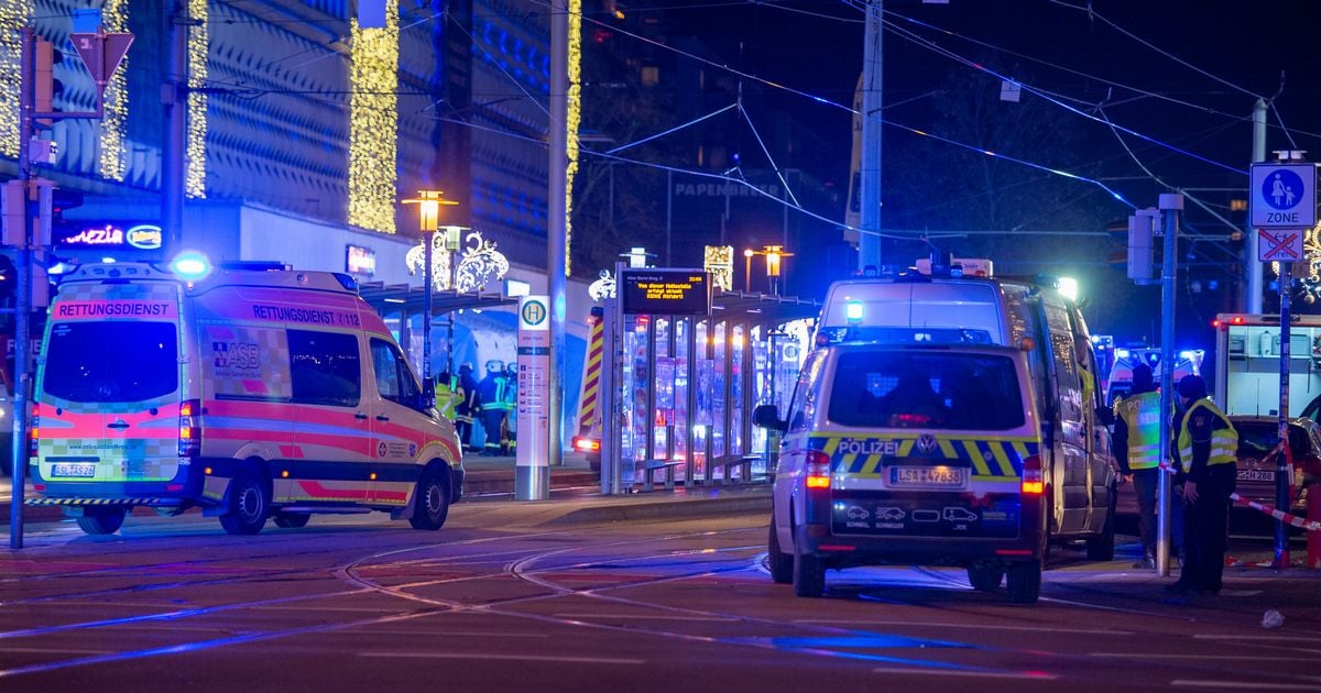 German Christmas market: Toddler among at least two dead after car ploughs into crowd of people in Magdeburg