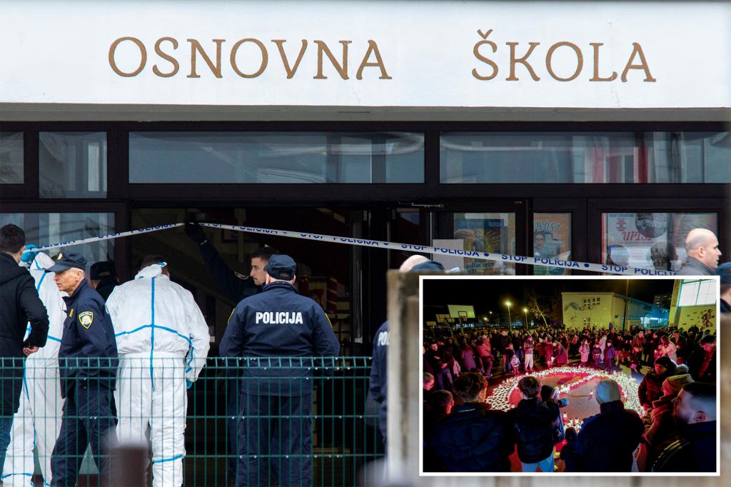 A teenager stabs a 7-year-old to death in a Croatian school