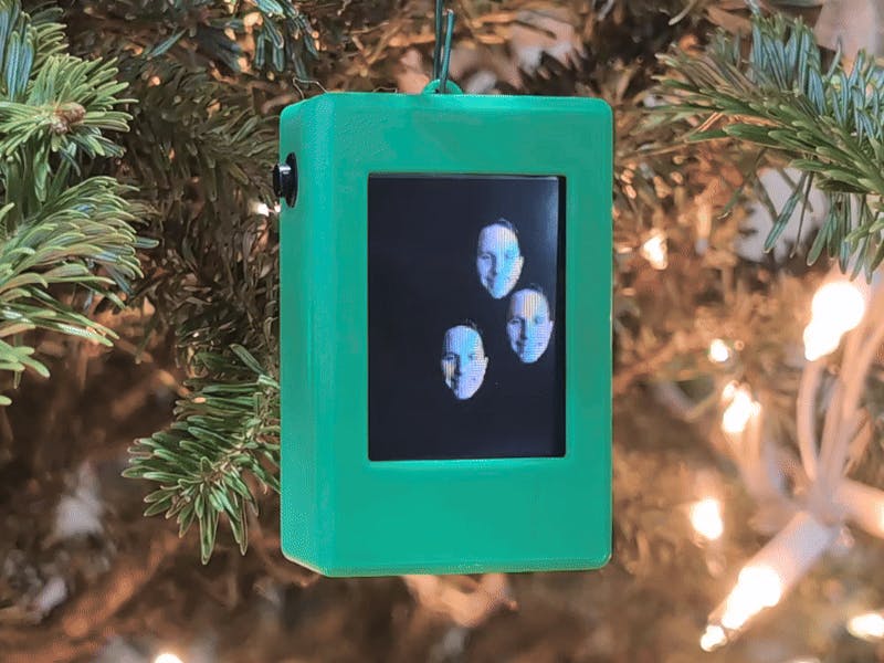 Personalized Digital Tree Ornament with Animated Icons