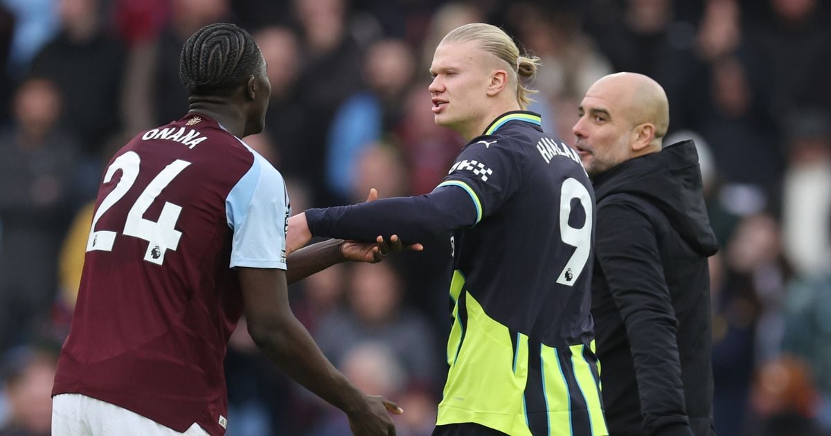 Pep Guardiola disagrees with Erling Haaland claim after Aston Villa v Man City