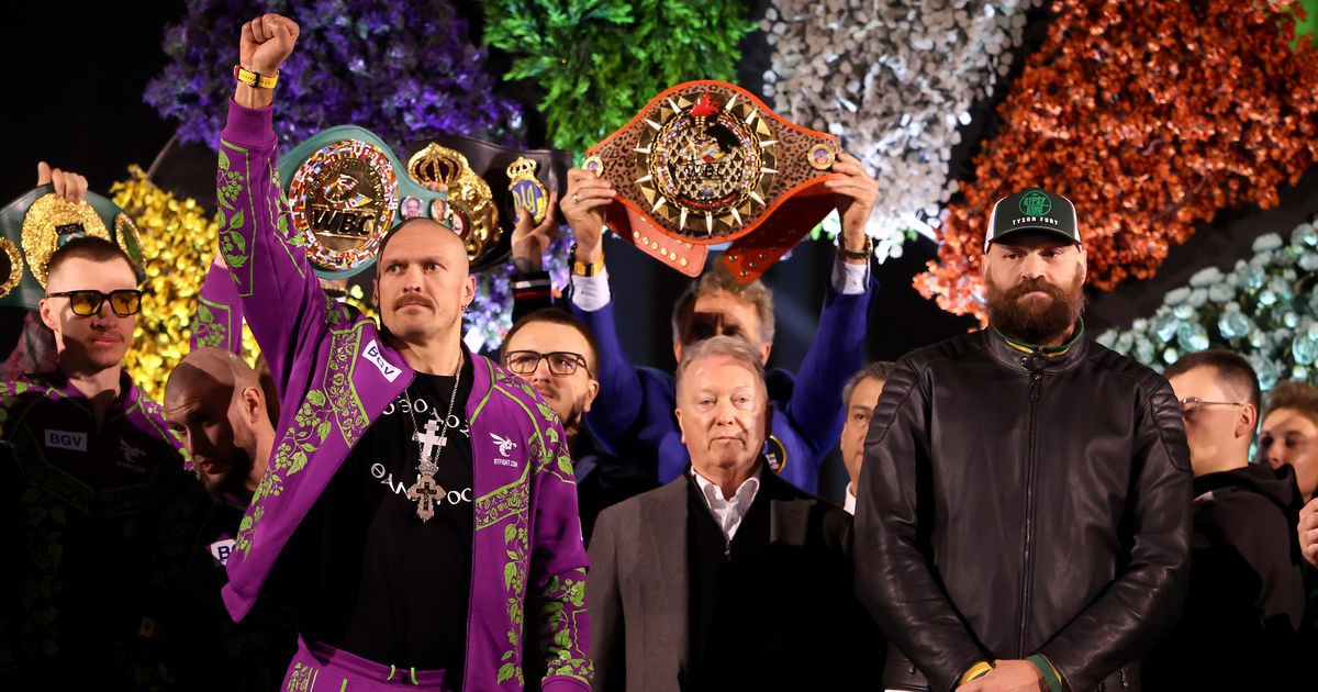 Tyson Fury v Oleksandr Usyk LIVE updates, results, fight time and more