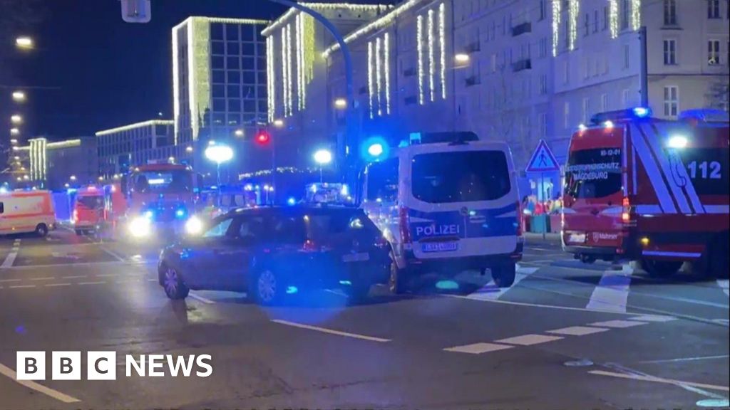 Car driven into crowd at German Christmas market, reports say