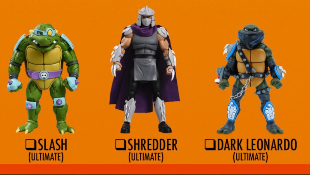 NECA 12 Days of Downloads - TMNT Animated Series Figures