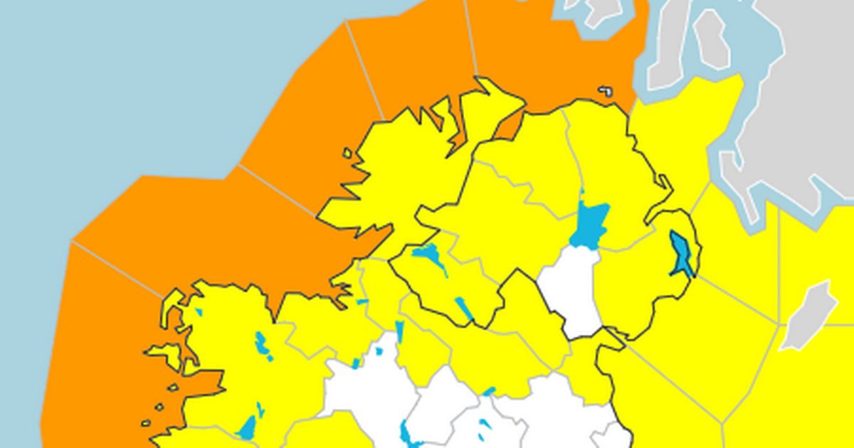 Ireland weather: Met Eireann issues snow and ice warning to five counties