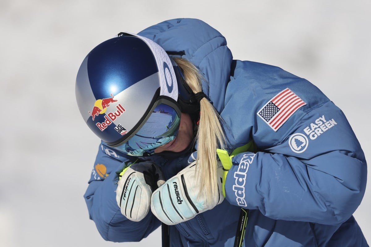 Lindsey Vonn races into 14th in a super-G to mark her return to World Cup skiing at age 40