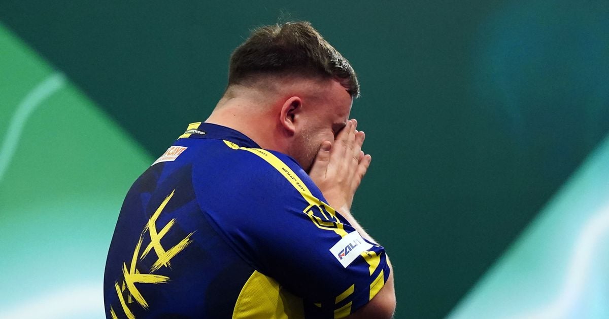 Luke Littler explains why he burst into tears after opening victory at World Darts Championship