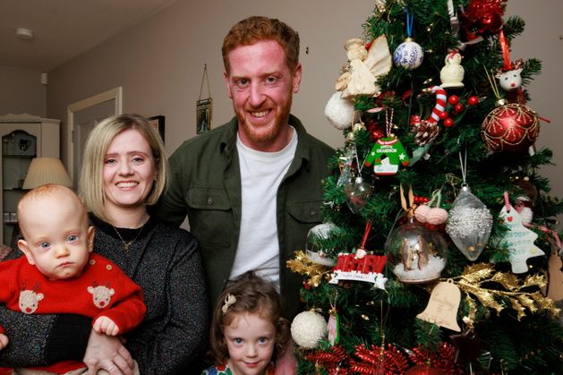 Premature baby boy born at just 1 pound 10oz who beat the odds set to have Christmas dinner at home