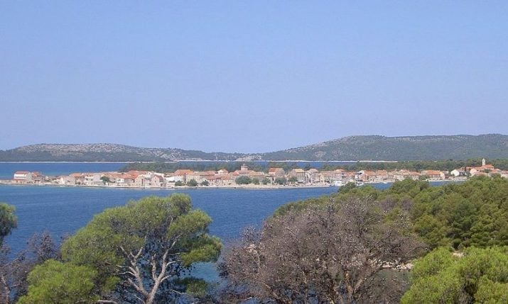 The flattest and most densely populated Croatian island