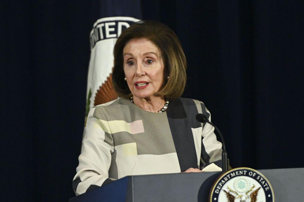 Pelosi has hip replacement surgery after fall in Luxembourg