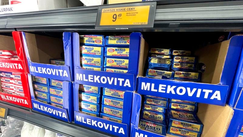 Poland is selling its frozen butter reserves to curb soaring prices