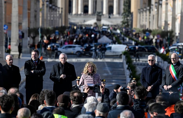 Jubilee: Meloni opens renovated Piazza Pia near Vatican