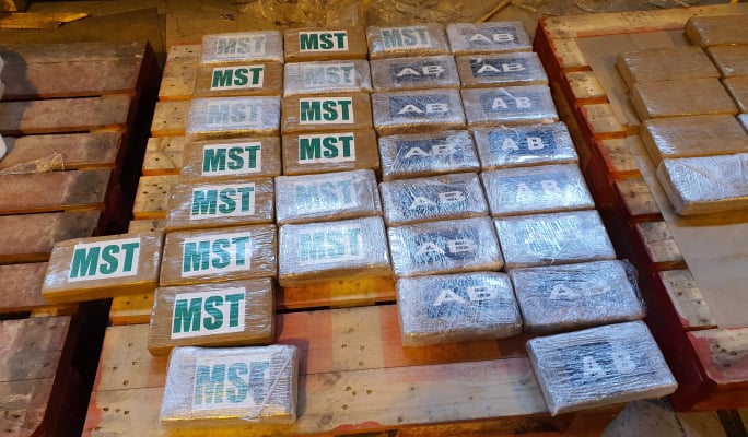  Malta Customs intercept 300kg of cocaine passing through Freeport 