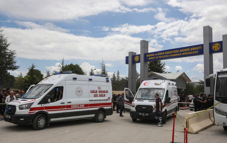 At Least 12 People Die in Blast at Explosives Factory in Northwest Turkiye