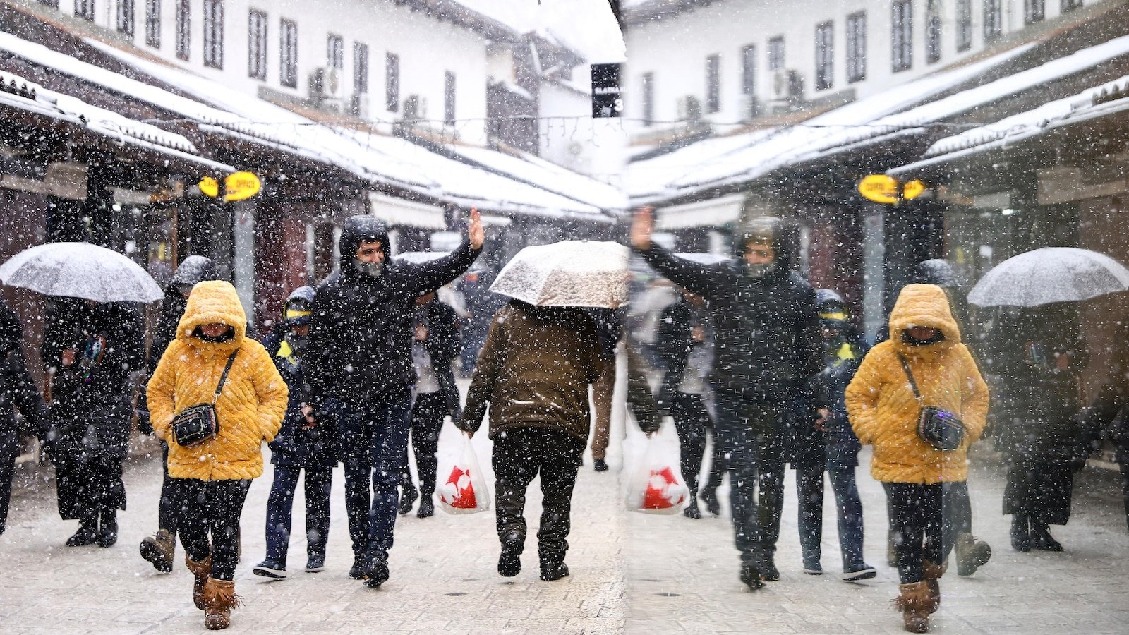 Rescuers reach a stranded hiker in Slovenia but another is missing during a Balkans snowstorm