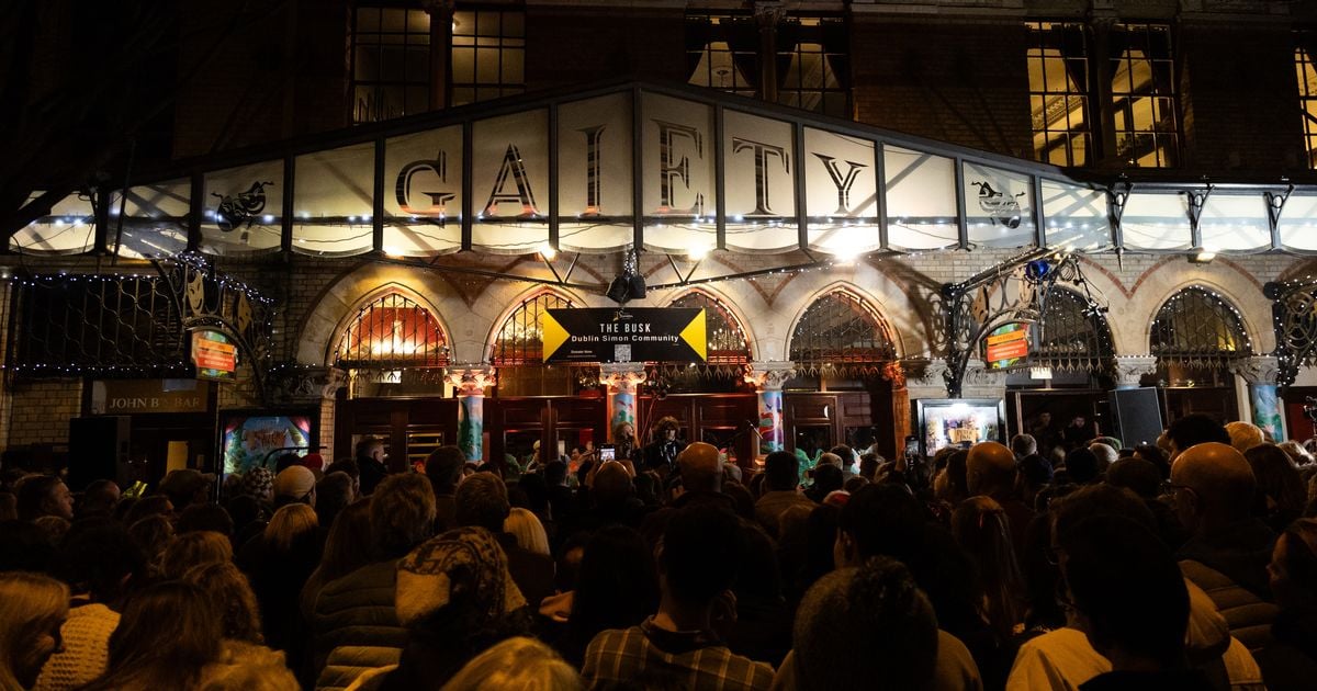 Grafton Street Christmas Eve busk: Irish music legends hit city streets in aid of the homeless